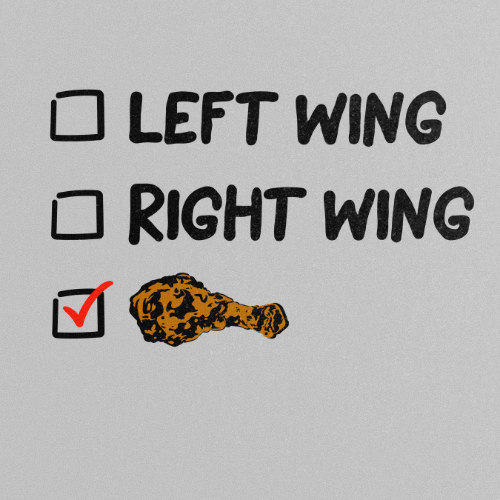 LEFT WING RIGHT WING CHICKEN WING