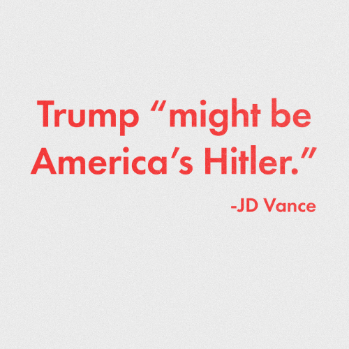 Trump might be Americas Hitler JD Vance