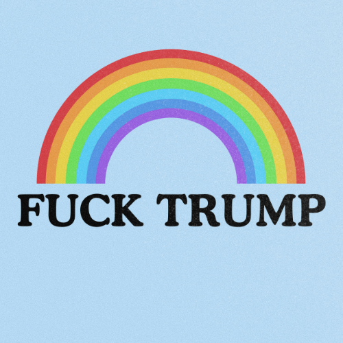 FUCK TRUMP rainbow